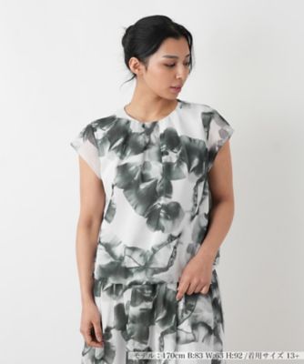 ＜Leilian plus house (Women/大きいサイズ)＞ブラウス【ＢＯＵＲＧＥ】