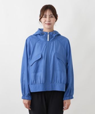 美品 レリアン チュールジップブルゾン 11 黒 ブラック　シアー フーデッドジップブルゾン【MUSE BY ROCHAS
