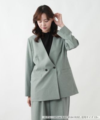 ＜Leilian plus house (Women/大きいサイズ)＞ジャケット【ＢＯＵＲＧＥ】