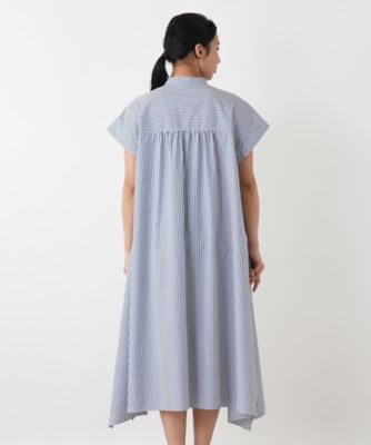 ストライプシャツワンピース | Leilian plus house (Women/大きい