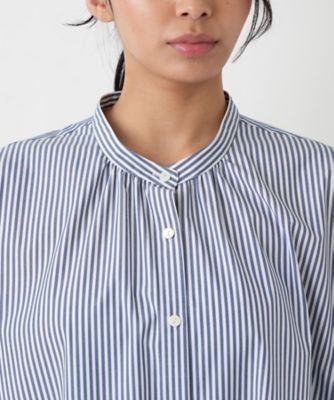 ストライプシャツワンピース | Leilian plus house (Women/大きい