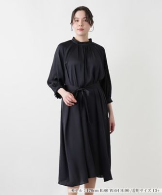 ＜Leilian plus house (Women/大きいサイズ)＞ワンピース【ＢＯＵＲＧＥ】