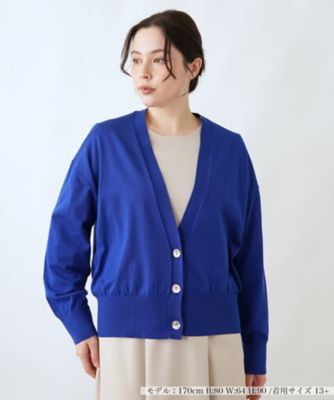＜Leilian plus house (Women/大きいサイズ)＞カーディガン【ＢＯＵＲＧＥ】