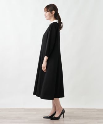 レースコンビ付け襟【Leilian WHITE LABEL 