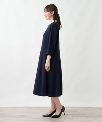 レースコンビ付け襟【Leilian WHITE LABEL