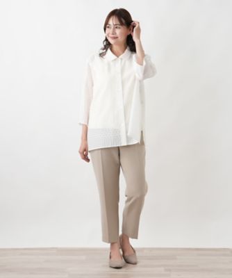 羽織ブラウス【Leilian WHITE LABEL】 | Leilian