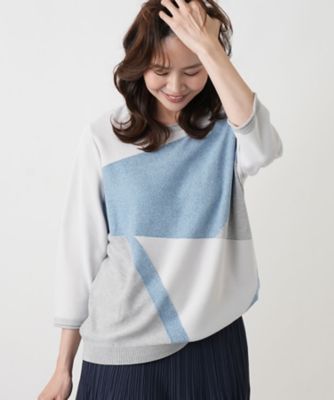 タグ付カタログ掲載美品　レリアン　9号 プルオーバー ニットプルオーバー【25年10月カタログ】 | Leilian (Women トップス