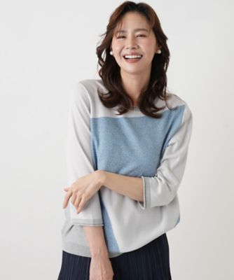 ＜Leilian plus house (Women/大きいサイズ)＞グラフィカルパターン　プルオーバー