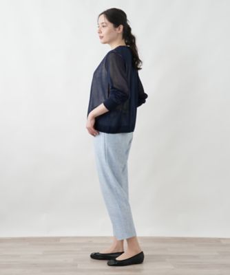 シアーカーディガン【Leilian WHITE LABEL