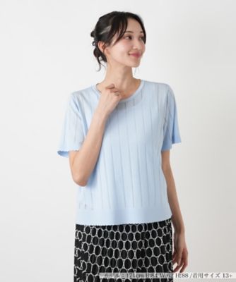 ＜Leilian plus house (Women/大きいサイズ)＞ニットタイプ【Ｌｅｉｌｉａｎ　ＷＨＩＴＥ　ＬＡＢＥＬ】