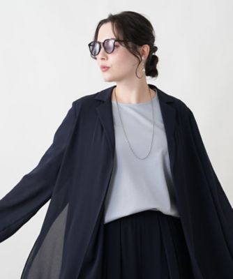 ＜Leilian plus house (Women/大きいサイズ)＞テーラードロングジャケット