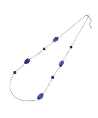 ＜Leilian plus house (Women/大きいサイズ)＞マーブル調パーツロングネックレス