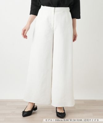 ＜Leilian plus house (Women/大きいサイズ)＞洗えるワイドパンツ【２０２６＿４月カタログ】