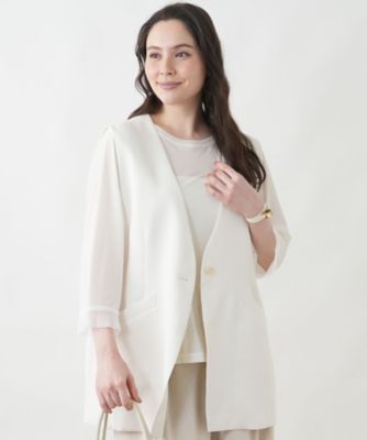 【極美品】Leilian WHITELABEL 24AW ボアベスト アイボリー ベスト【Leilian WHITE LABEL】 | Leilian plus