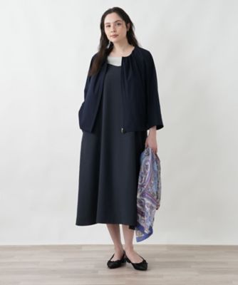 ＜Leilian plus house (Women/大きいサイズ)＞ジャンパースカート【Ｌｅｉｌｉａｎ　ＷＨＩＴＥ　ＬＡＢＥＬ】