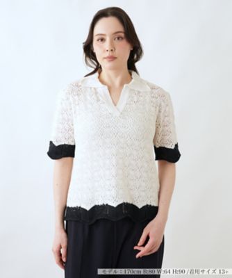 ＜Leilian plus house (Women/大きいサイズ)＞セーター【ＢＬＵＫＥＹ】