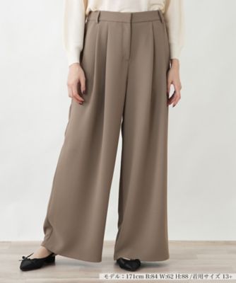 ＜Leilian plus house (Women/大きいサイズ)＞ワイドパンツ【ＮＥＭＩＫＡ】