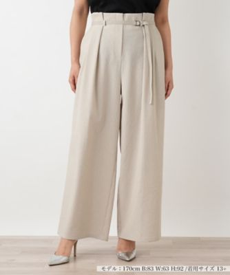 ＜Leilian plus house (Women/大きいサイズ)＞ワイドパンツ【ＮＥＭＩＫＡ】