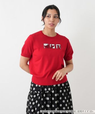 ＜Leilian plus house (Women/大きいサイズ)＞キャットモチーフニットプルオーバー【ＮＥＭＩＫＡ】