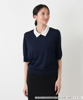 ＜Leilian plus house (Women/大きいサイズ)＞ニットプルオーバー【ＮＥＭＩＫＡ】