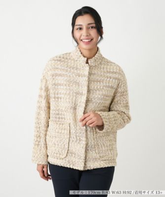 ＜Leilian plus house (Women/大きいサイズ)＞ジャケット【ＢＲＵＮＯ　ＭＡＮＥＴＴＩ】