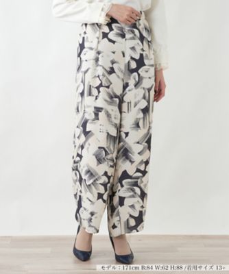 ＜Leilian plus house (Women/大きいサイズ)＞パンツ【ＢＯＵＲＧＥ】