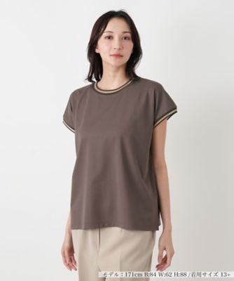 ＜Leilian plus house (Women/大きいサイズ)＞カットソー【ＢＯＵＲＧＥ】