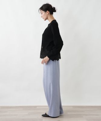 裾レースカーディガン【BOURGE】 | Leilian plus house (Women