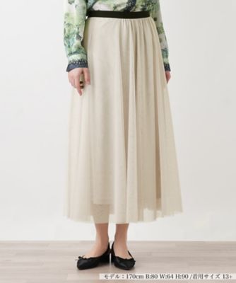 ＜Leilian plus house (Women/大きいサイズ)＞チュールボリュームスカート【ＮＥＭＩＫＡ】