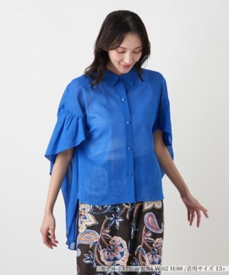 ＜Leilian plus house (Women/大きいサイズ)＞デザインスリーブブラウス【ＮＥＭＩＫＡ】