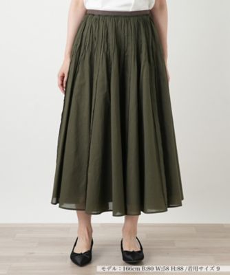 ＜Leilian plus house (Women/大きいサイズ)＞洗えるスカート【２０２６＿４月カタログ】