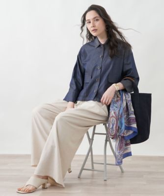 ＜Leilian plus house (Women/大きいサイズ)＞セミワイドパンツ