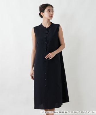 ＜Leilian plus house (Women/大きいサイズ)＞ノースリーブワンピース【ＢＯＵＲＧＥ】
