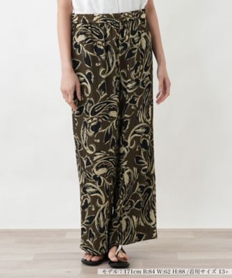 ＜Leilian plus house (Women/大きいサイズ)＞ワイドパンツ【プラス企画】