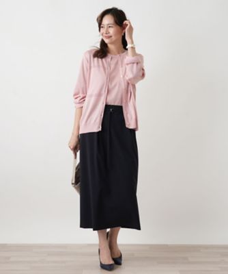 ＜Leilian plus house (Women/大きいサイズ)＞タイトスカート【Ｌｅｉｌｉａｎ　ＷＨＩＴＥ　ＬＡＢＥＬ】