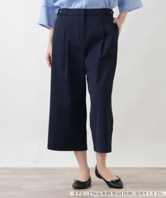 店頭人気】クロップドワイドパンツ | Leilian plus house (Women