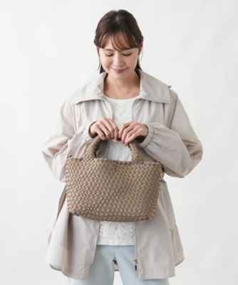 メッシュ編みデザイントートバッグ | Leilian plus house (Women