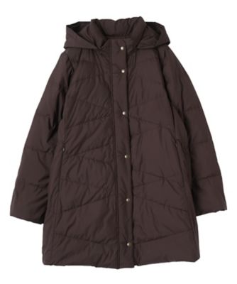 レリアンプラスハウス13+　ダウンコート フーデッドダウンコート【HEYER】 | Leilian plus house (Women