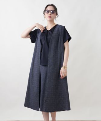 Leilian ジャンパースカート 17号 ジャンパースカート【Leilian WHITE LABEL