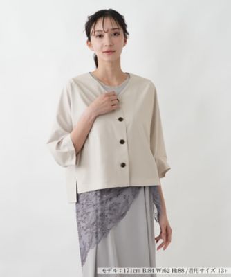 ＜Leilian plus house (Women/大きいサイズ)＞カットソーライトジャケット【ＳＯＲＡＧＥ】