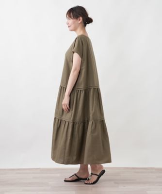 キーネックティアードワンピース【SORAGE】 | Leilian plus