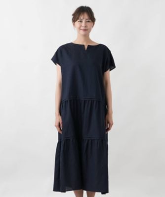 キーネックティアードワンピース【SORAGE】 | Leilian plus