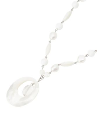 ＜Leilian plus house (Women/大きいサイズ)＞白蝶貝ペンダント