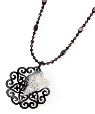 ＜Leilian plus house (Women/大きいサイズ)＞透かし彫りペンダント