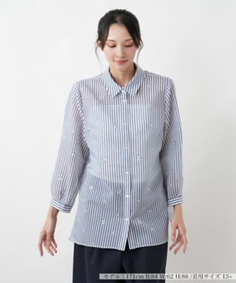 シャツブラウス【Leilian WHITE LABEL】 | Leilian