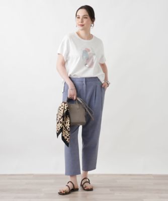 店頭人気】【接触冷感】Tシャツ【Leilian WHITE