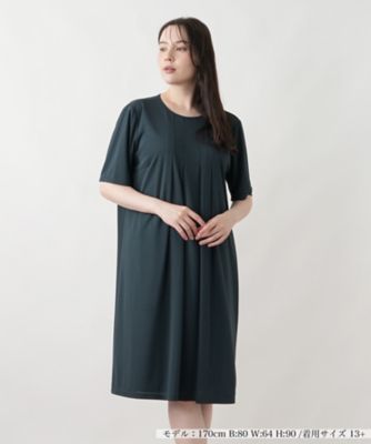 極美品 LEILIAN レリアン 近年モデル ペイズリー ワンピース 13 接触冷感・吸水・速乾】ワンピース【Leilian WHITE