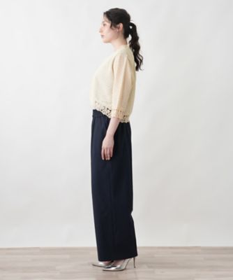 ニットボレロカーディガン【Leilian WHITE LABEL
