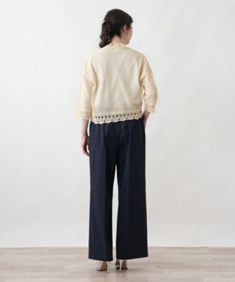 ニットボレロカーディガン【Leilian WHITE LABEL