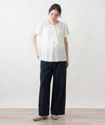 ブラウス【Leilian WHITE LABEL】【ライト